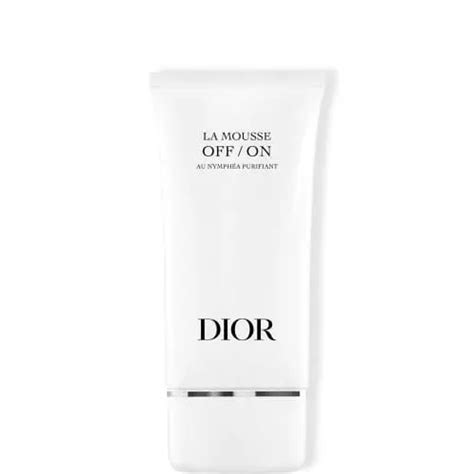 dior la mousse off/on au nymphea purifiant nett 150ml|Dior La Mousse OFF/ON infused with Purifying Nymphéa .